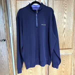 F & G Tech navy pullover BRANDED Netjets.  Size XXL